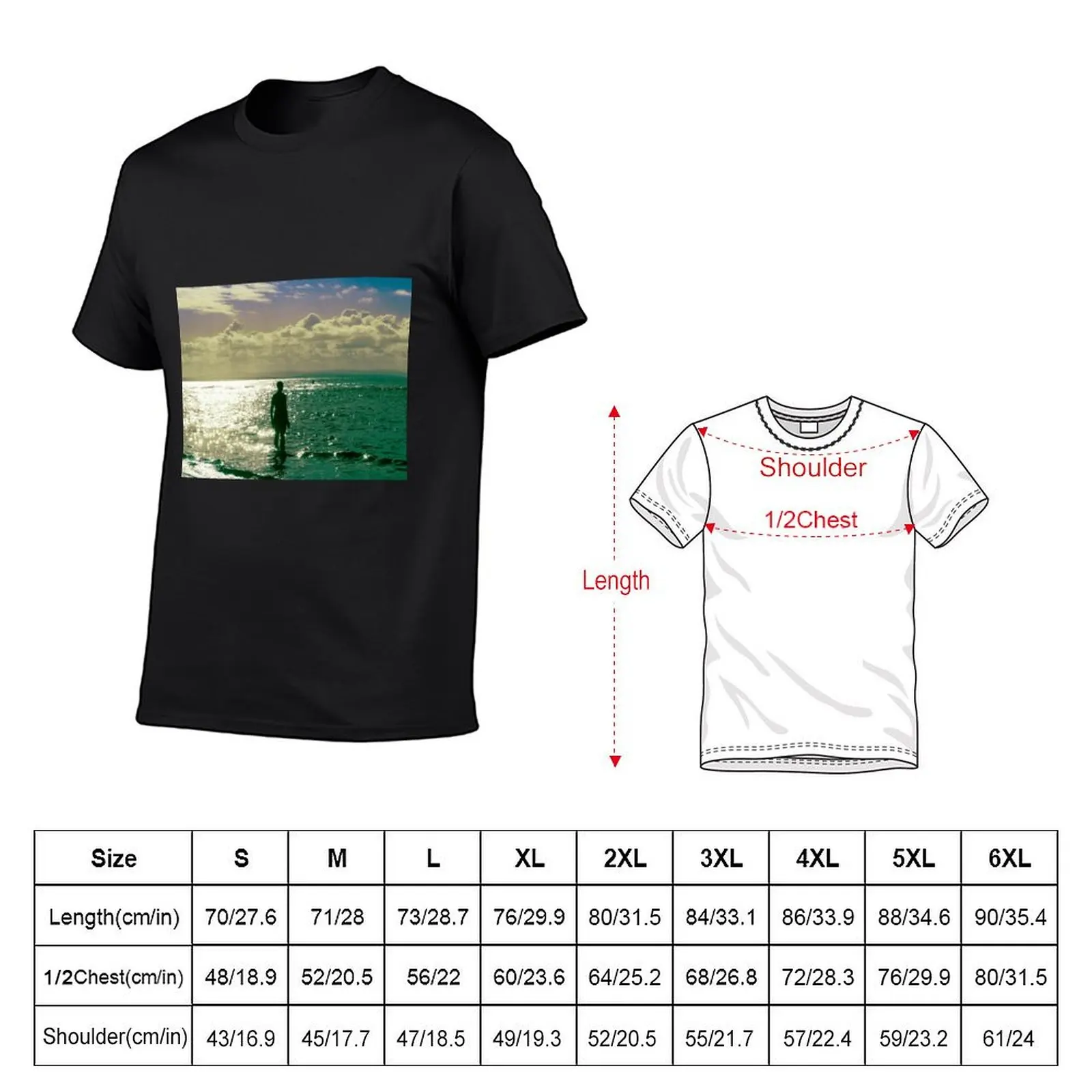 Mid afternoon light, Crosby beach T-Shirt shirts graphic sublime shirts men graphic