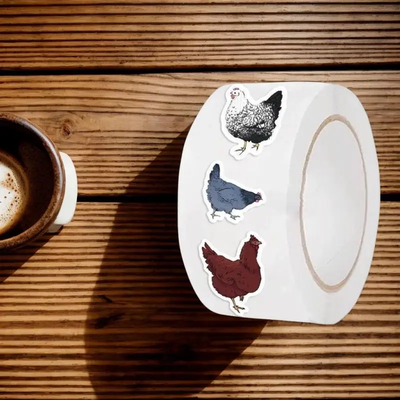 Confezione Creative Fowl Roll Nastro adesivo Vernice spray per animali Copertura per laptop, desktop, decalcomanie per tazze d'acqua