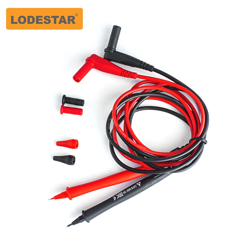 LODESTAR LA04039 Test Leads Extra tippen Insulation Piercing Needle Non-destructive Multimeter Test Probes For Banana Plug FLUKE