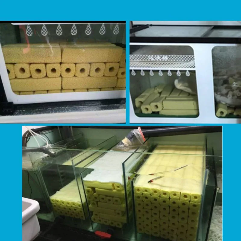 Ceramic Biochemical Aquarium Filter Media Pond Fish Tank Nitrifying Bacteria PH Control Water Treatment Water Purification