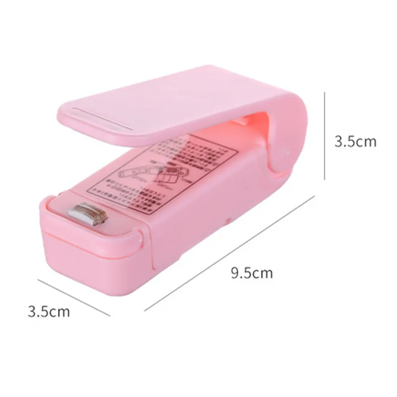 Mini Heat Bag Packaging Sealer Portable Plastic Bag Clip Sealing Machine Food Storage Seal Snack Sealing Kitchen Gadgets