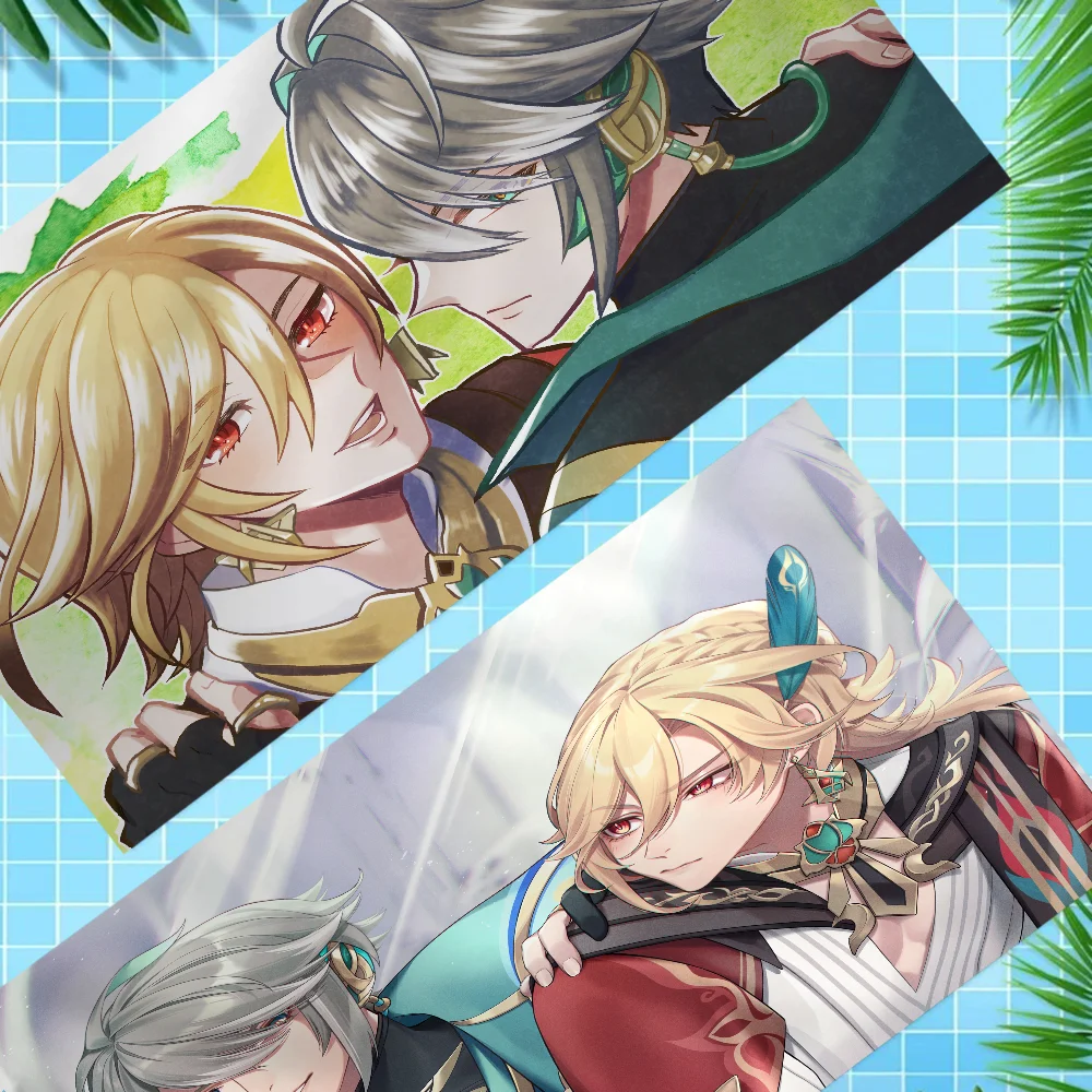 

Genshin Impact Alhaitham Anime Beach Swimming Towel Soft Absorbent Washcloth Children's Gifts For Kids Travel Camping Gym