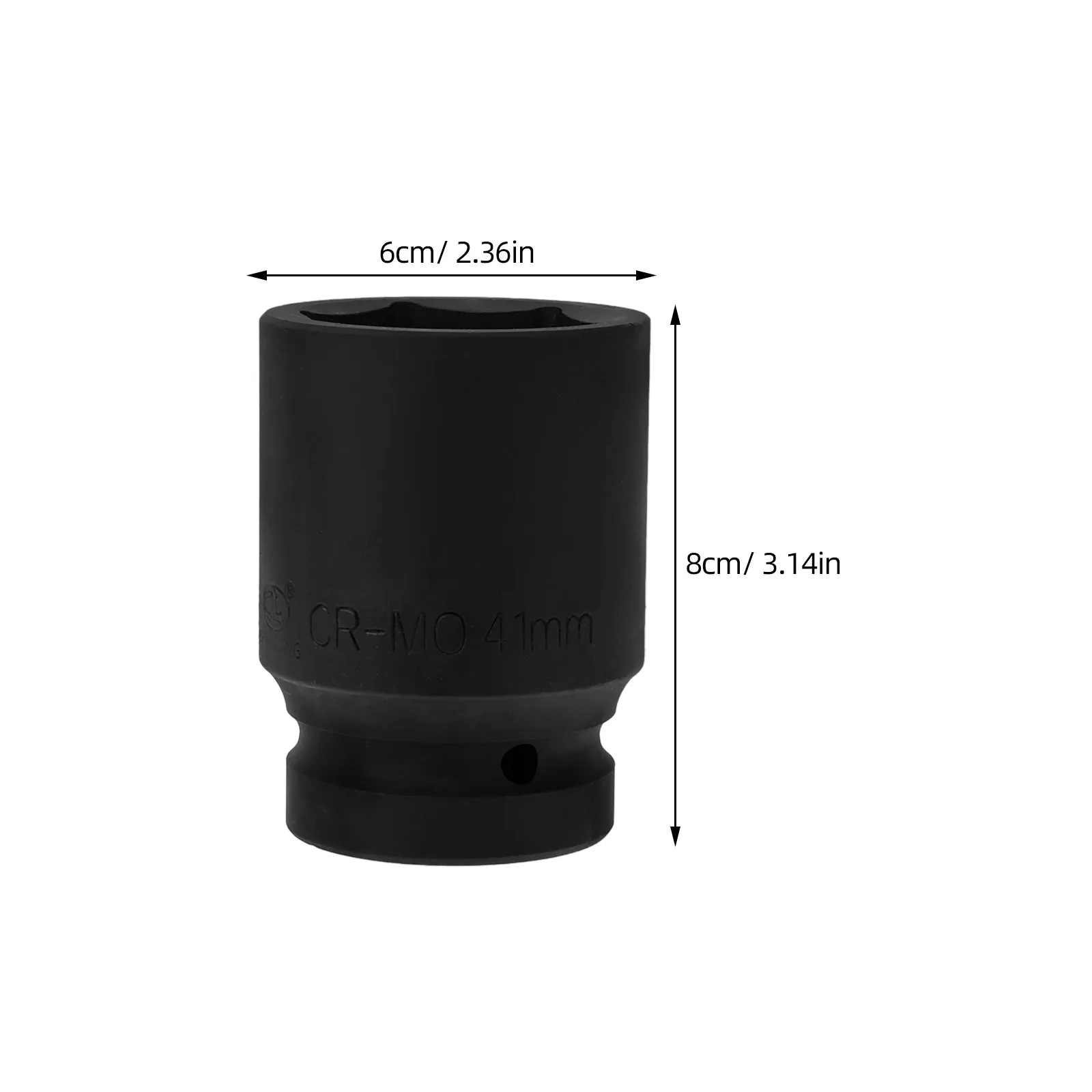 قطعة 1 بوصة محرك مقبس التصادم 6-نقطة سبائك الصلب أداة إصلاح السيارات لسائق هوائي متري المقبس