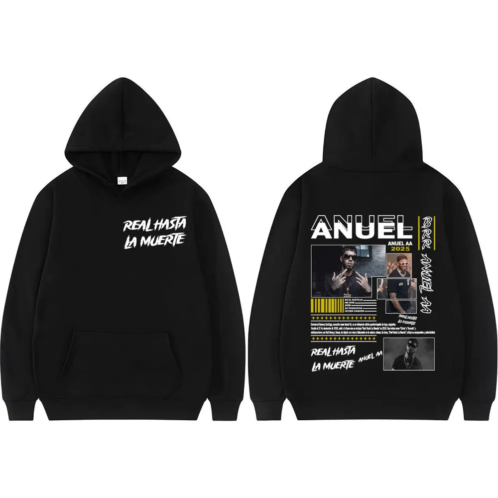 Anuel Aa Real Hasta La Muerte Sudaderas Con Capucha Pantalones