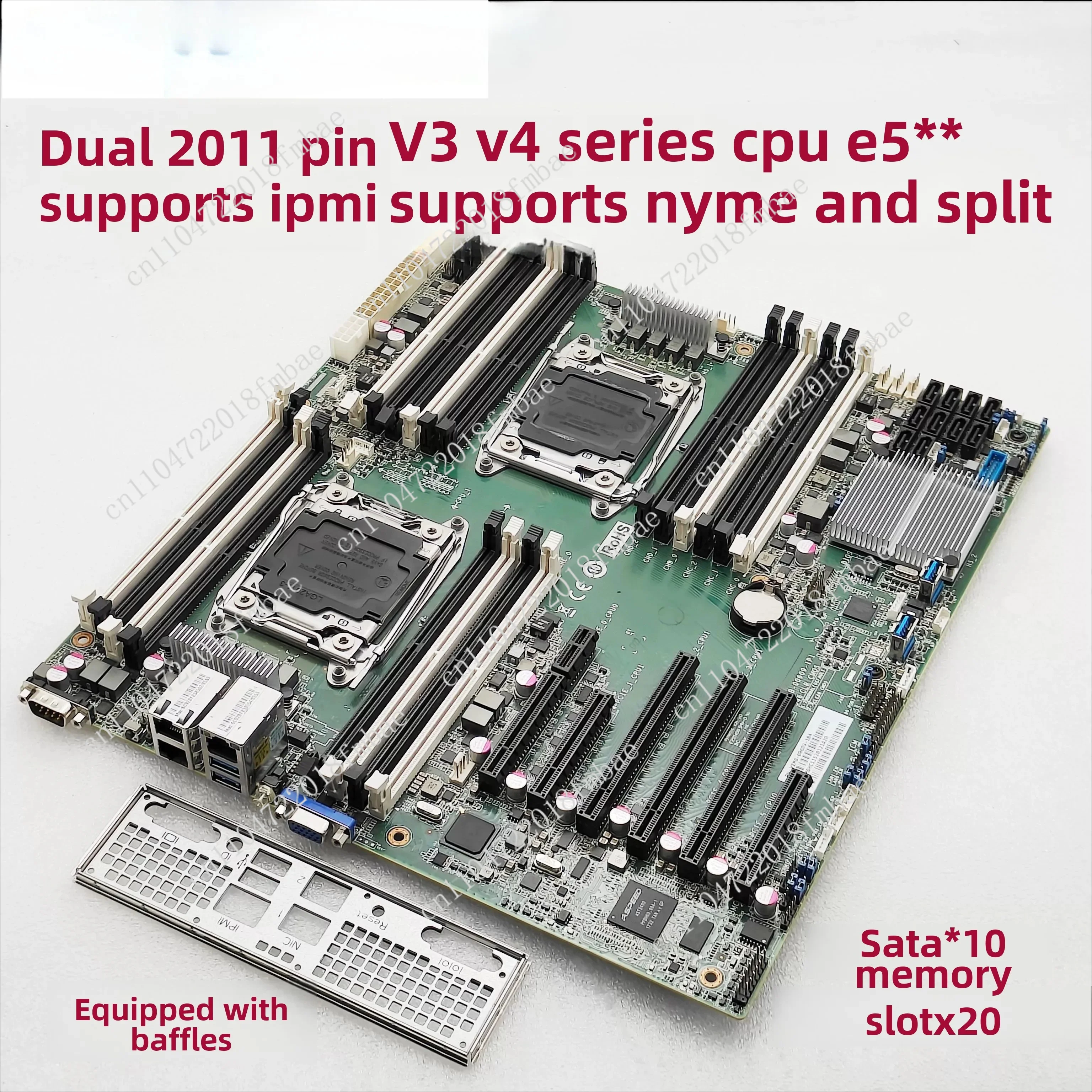 E-ATX Disassembly main board Dual X99 main board X10DRL-I X10DRI DAI E5 V3V4 home silent