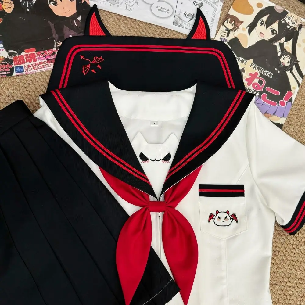 Costume de marin coréen Seifuku, uniforme scolaire japonais pour lycéennes, ensemble d'uniformes scolaires pour femmes, jupe plissée