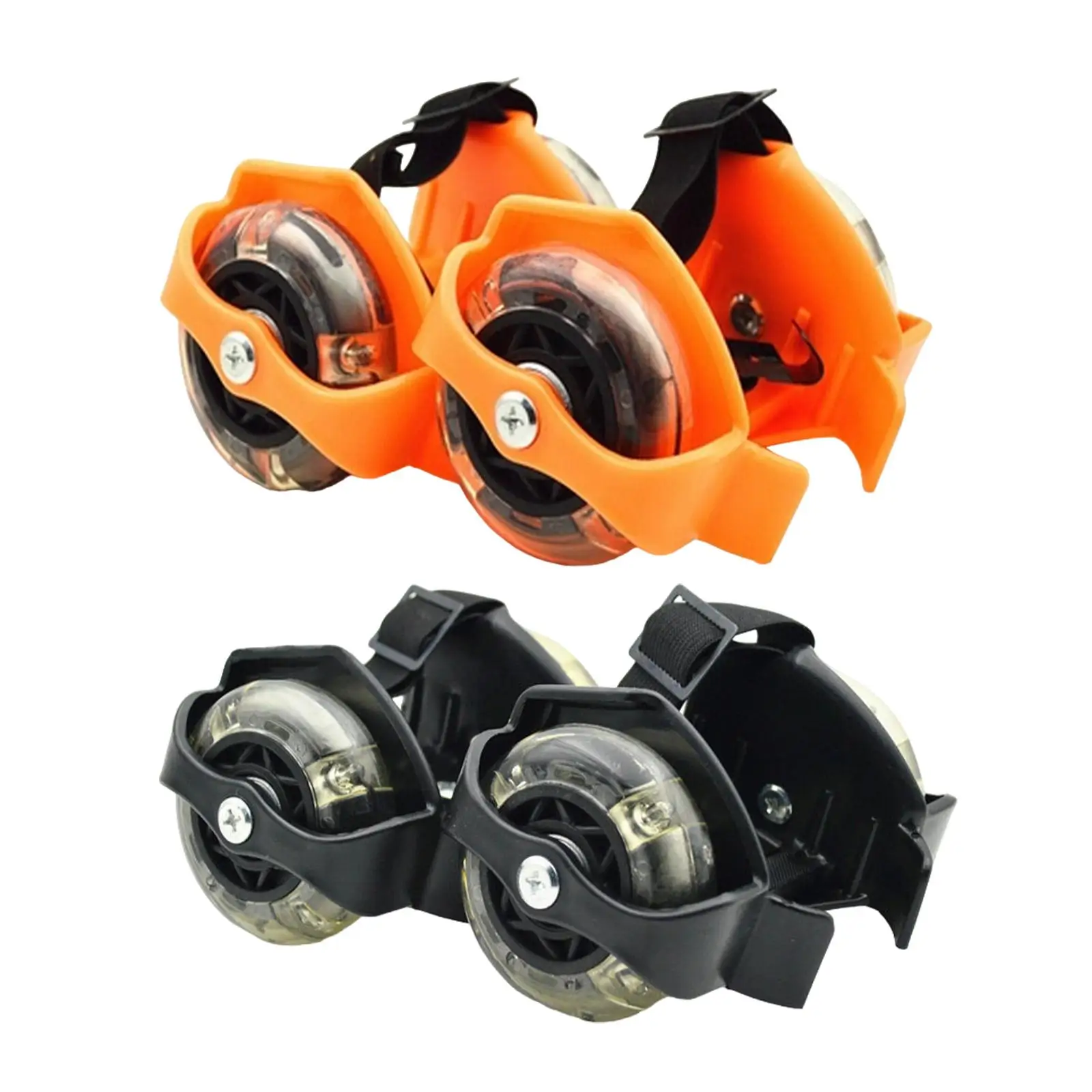 Heel Wheels with Lights Sturdy Shine Roller Skating Roller Heel Skates 1 Size