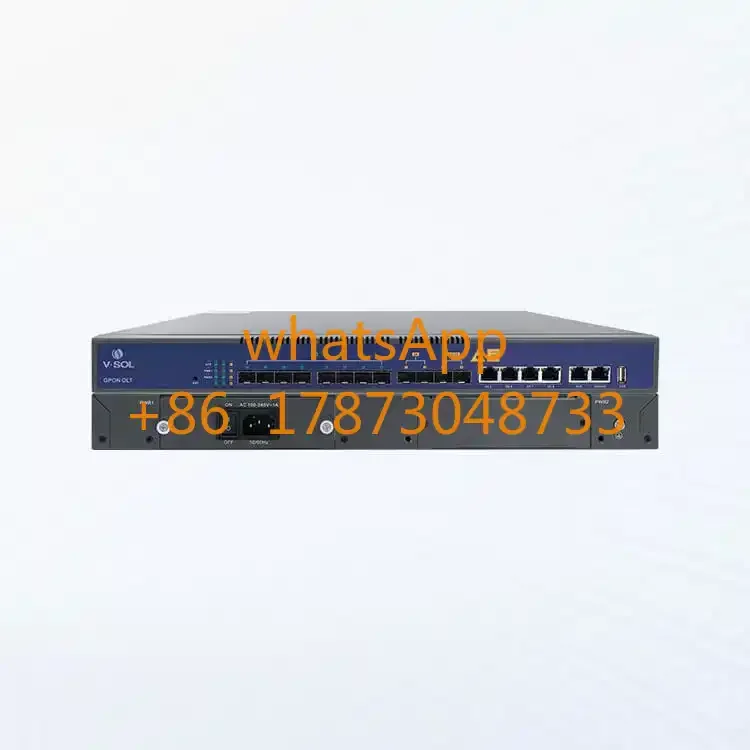 

[100% New] Vsol 8 Port GPON OLT V1600G1-B, Including C++ Module