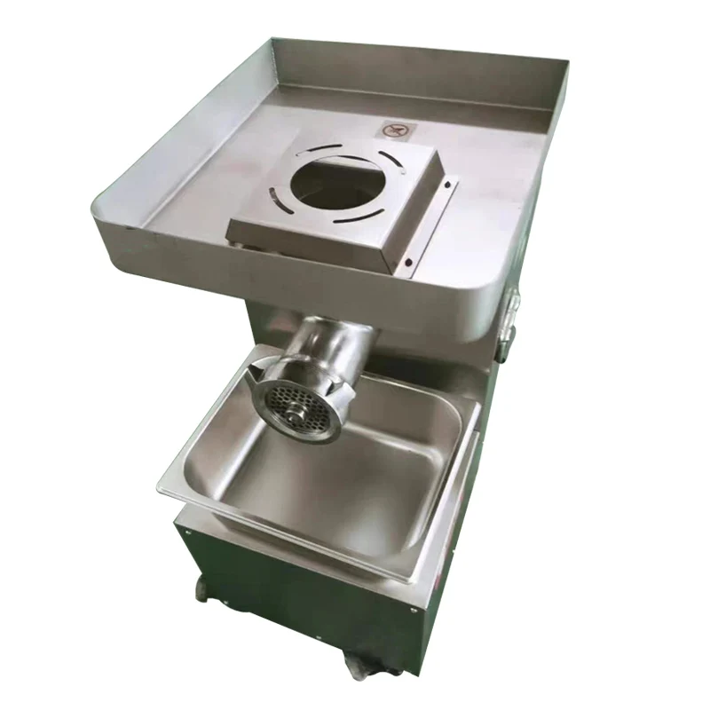 

Stainless Steel Electric Meat Grinders Home Sausage Stuffer Meat Mincer Heavy Duty Household Mincer