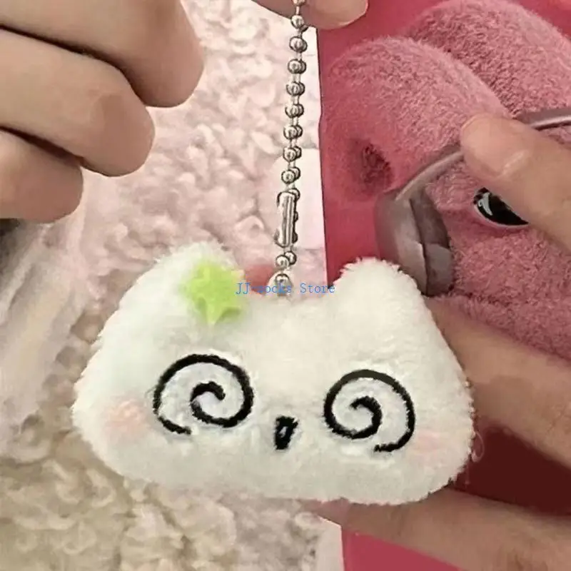 

37JB Lovely Cartoon Dizzy Furry Plush Pendant for Youngsters and Animal Lovers