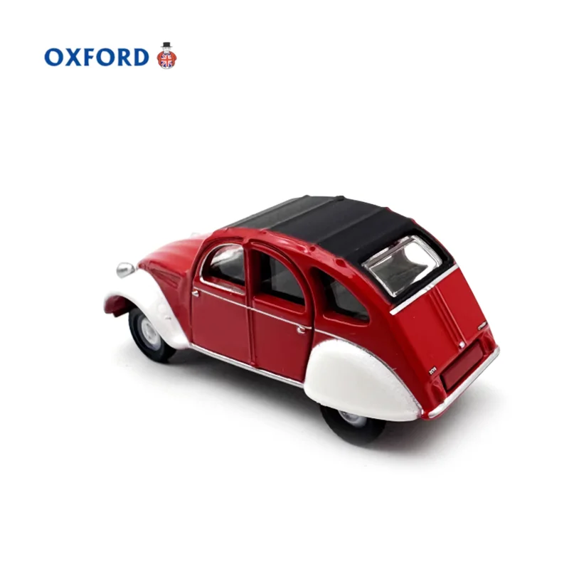 OXFORD Diecast 1:76 Scale Citroen 2CV Alloy Retro Car Model Finished Product Simulation Toy Collection Static Display