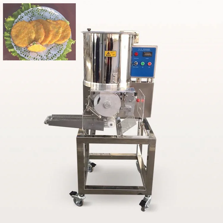 Automatic Commercial Hamburger Patty Forming Burger Patty Nuggets Press Beef Pork Chicken Meat Pie Maker Making Machine - view 2