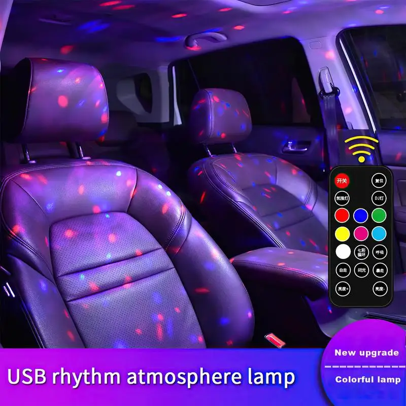 

Светодиодные акцентные фонари для салона автомобиля, комплект освещения под приборной панелью, беспроводной пульт дистанционного управления, комплект внутреннего освещения, многоцветный с музыкальным режимом