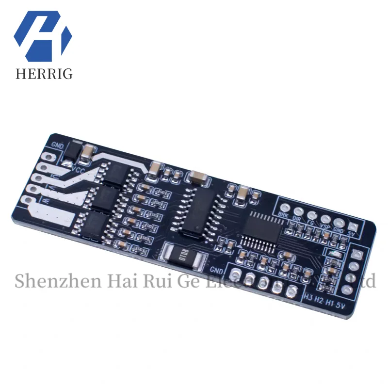 

BLDC 24W 5V-40V 2A Sensored Brushless Hall Motor Control PWM Three-Phase Motor Driver Module
