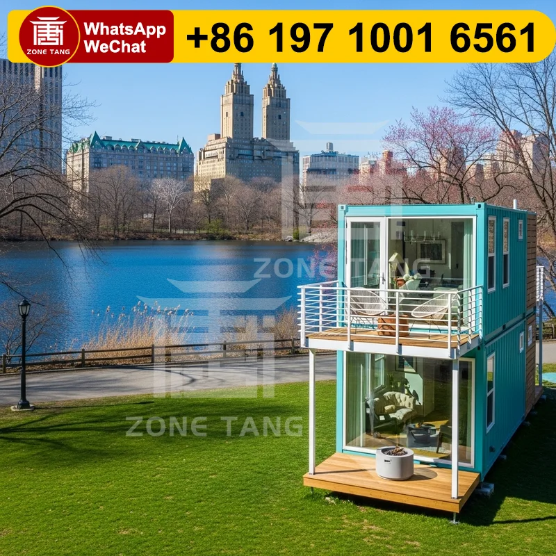 

Beach House Flat Pack House Expandable Container Homes Small House Insulation Fireproof Mobile House Bungalow Home Waterproof