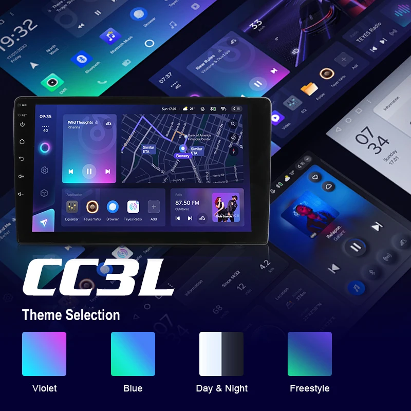 CC3L 9 Inch Car DVD Player Navigation GPS Car Radio Multimedia Video Player Android 2 Din Car DVD Player