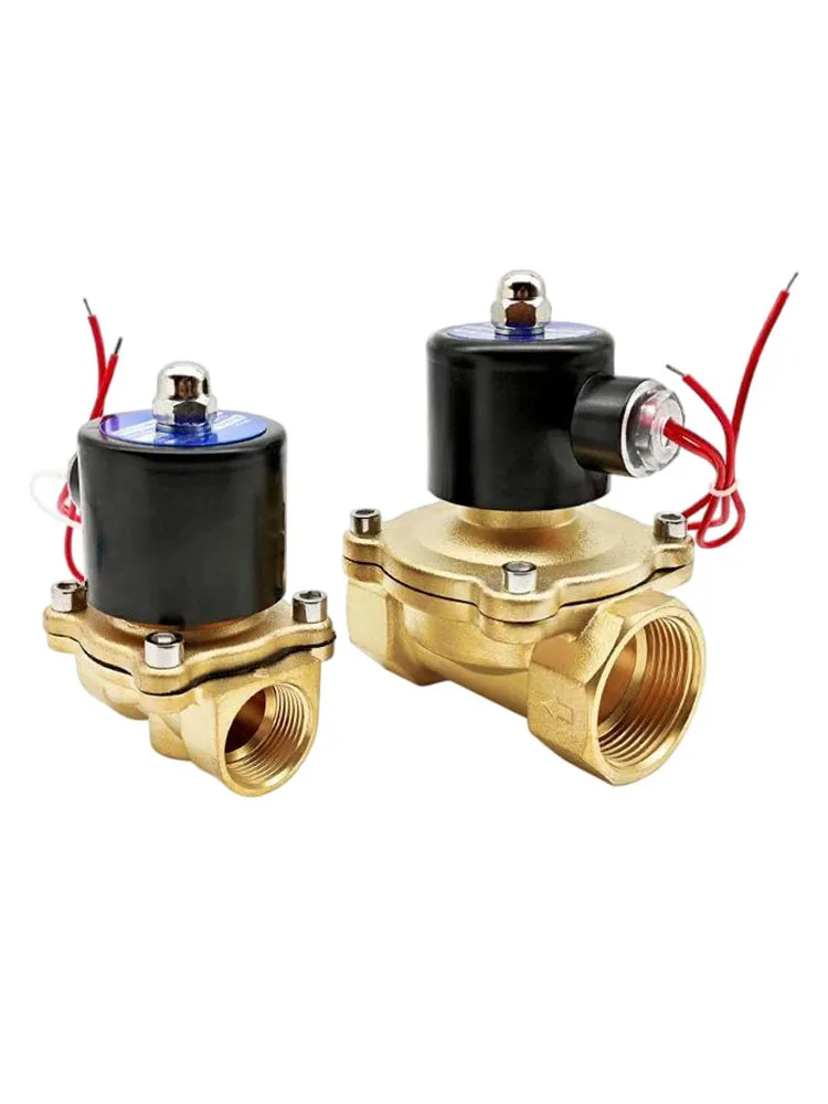 Elektrische magneetklep 1/4" 3/8" 1/2" 3/4" 1" DN8/10/15/20/25/50 Normaal Gesloten Pneumatisch voor Water Olie Lucht 12V 24V 110V 220V - afbeelding 2