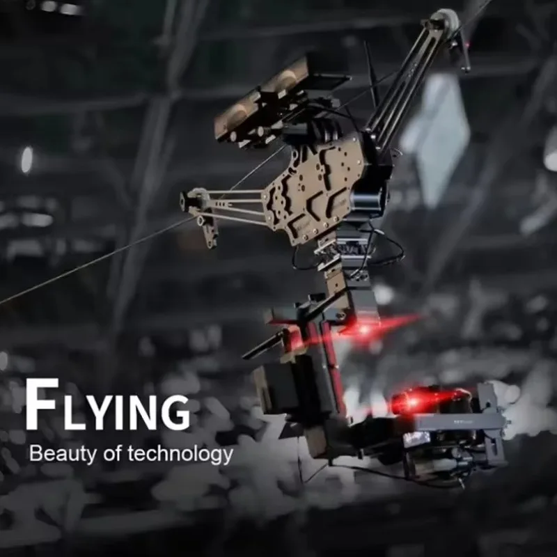 

2025 в наличии, фотография, видеосъемка, сверхширокоугольная таймерская стабильная летающая кабельная камера с системой беспроводного контроллера приложения