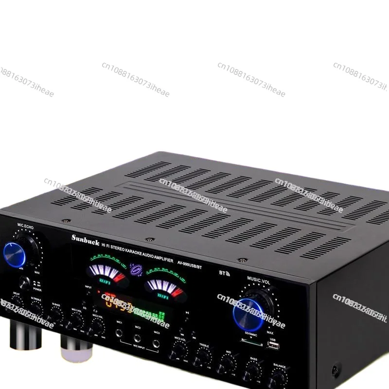 5-Channel power amplifier household high-power professional karaoke fever heavy bass HDMI digital coaxial 7.1 Bluetooth