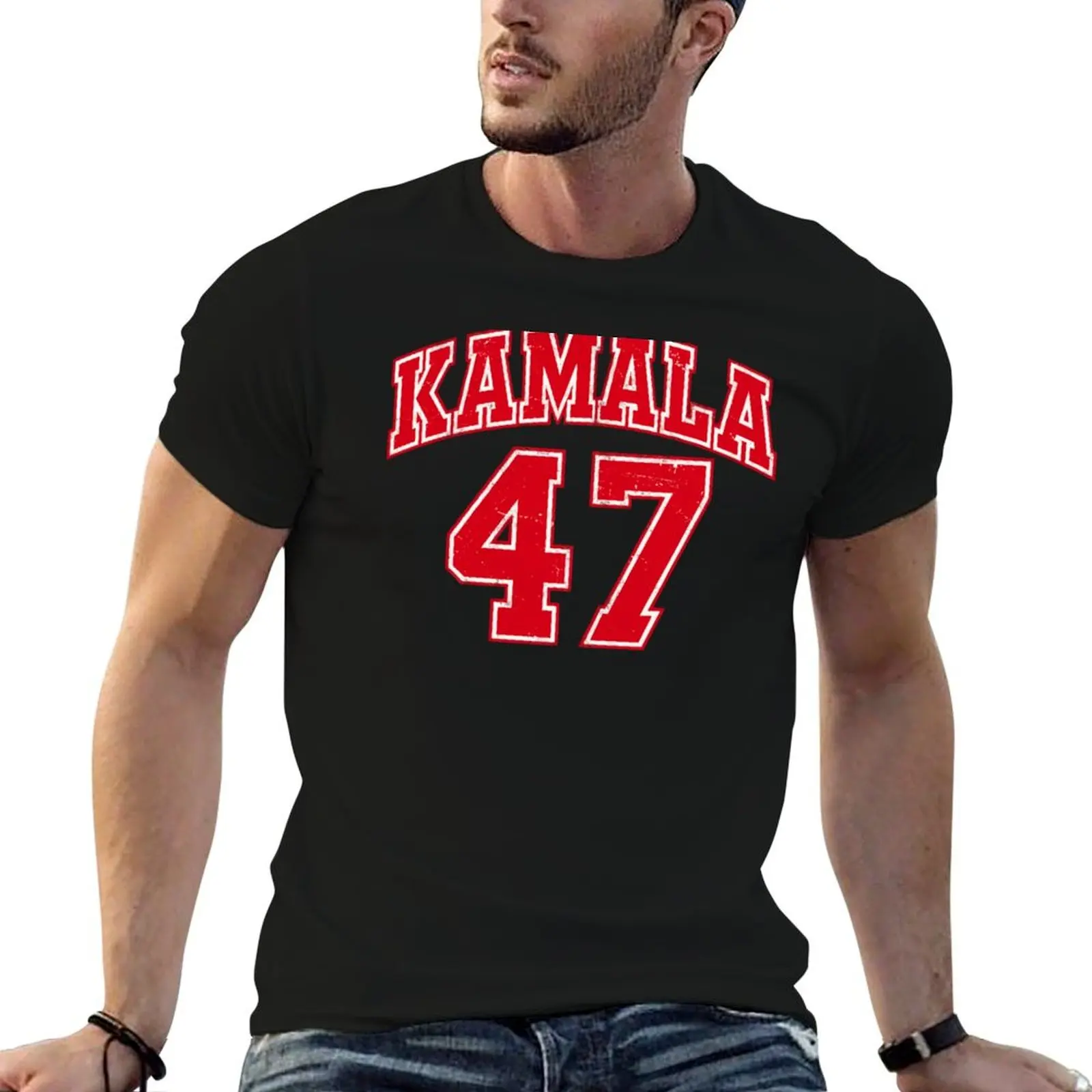 

Kamala 47 T-Shirt street wear blacks Short sleeve tee mens shirts graphic tee