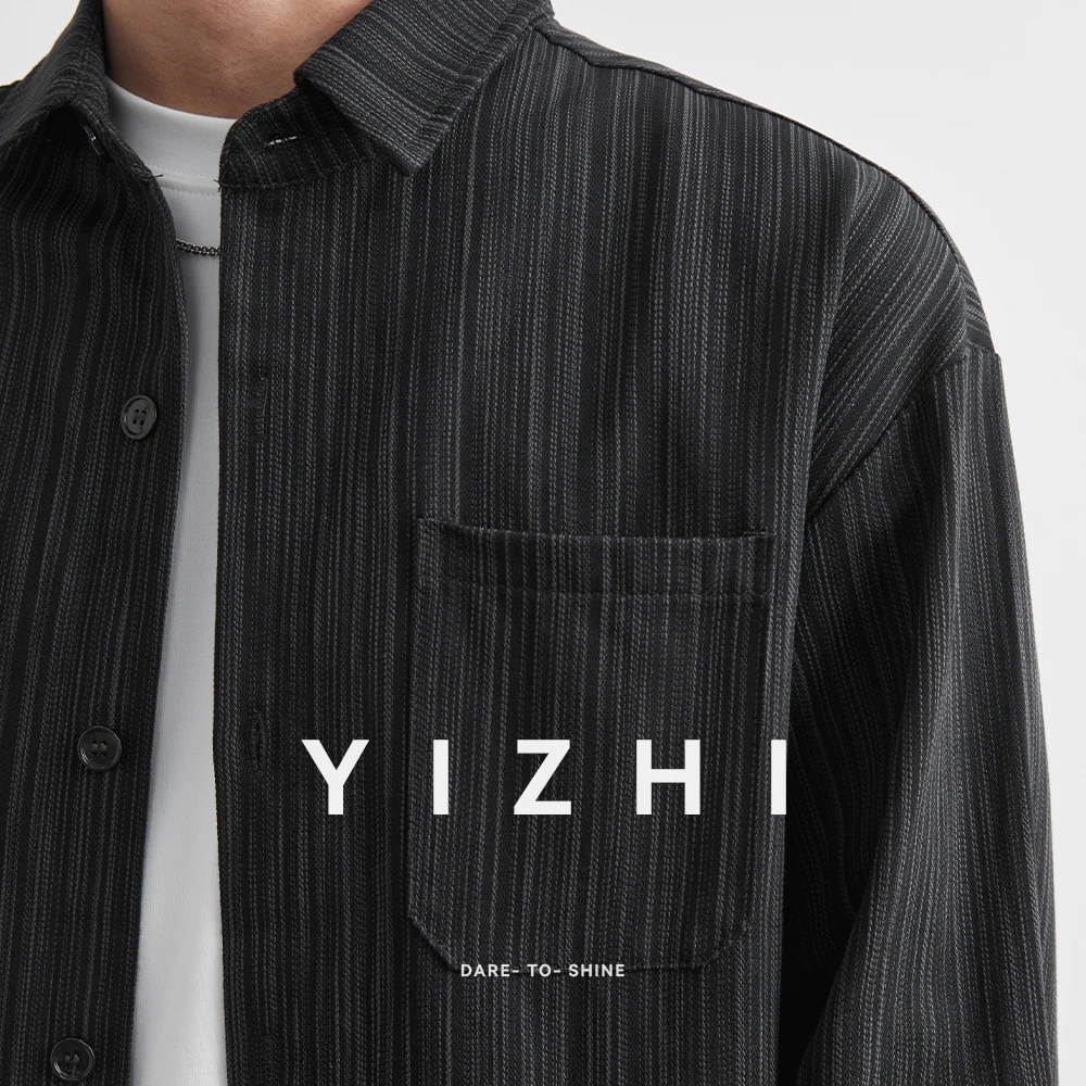 Camisa informal holgada de manga larga para hombre, ropa de abrigo de moda versátil de estilo callejero de Hong Kong Wind INS, otoño