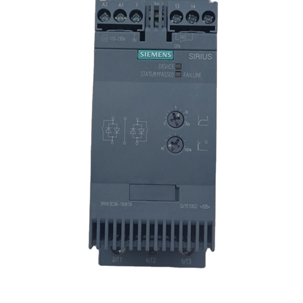 

3RW30 3RW40 Series soft start SIRIUS soft starter S0 25 A 11 kW/400 V 3RW3026-2BB04