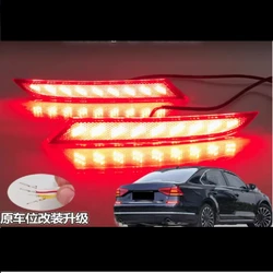 Car Led rear bumper tail light assembly for volkswagen vw passat usa 2016-19, 2019-21 brake lamp reversing lights turn signal