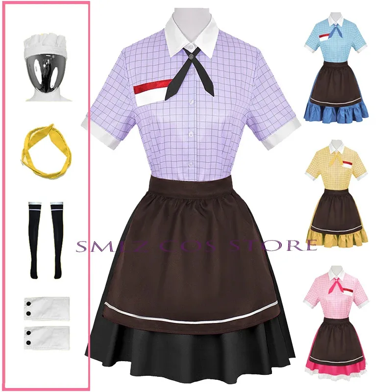 

Walpurgis Night Косплей Аниме Kaname Madoka Akemi Homura Miki Sayaka Tomoe Mami Sakura Kyouko Костюм Волшебная девушка Платье горничной Костюм