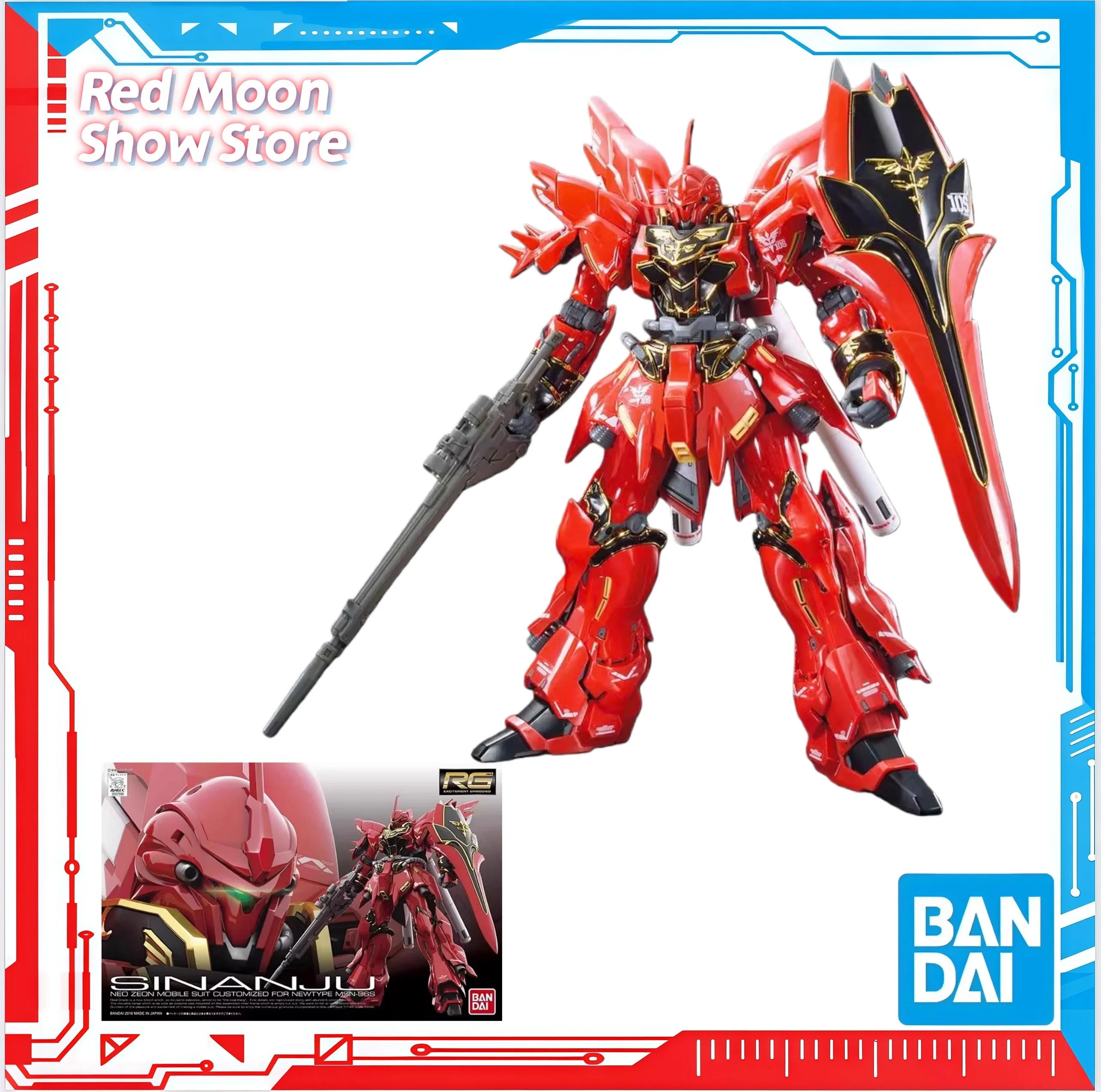Bandai Model Gundam Rg - 반다이 정품 RG 1/144 시난주 건담