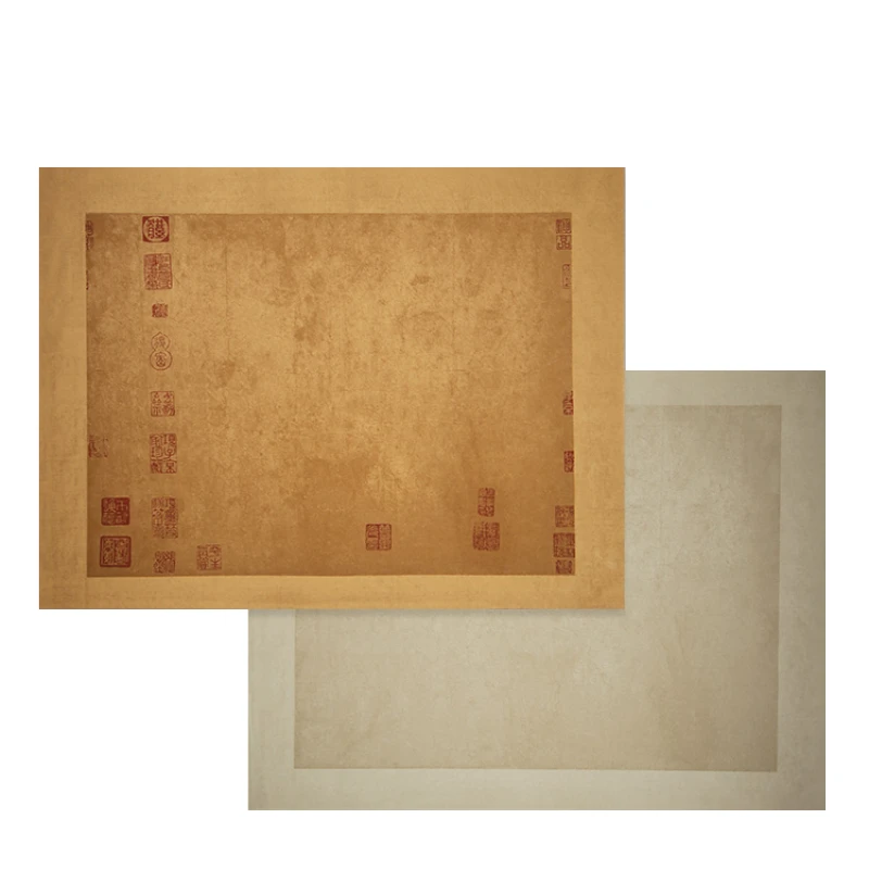 Retro Xuan Paper Small Regular Script Calligraphy Creation Competition Papier Chinese Brush Calligraphy Special Works Rice Paper