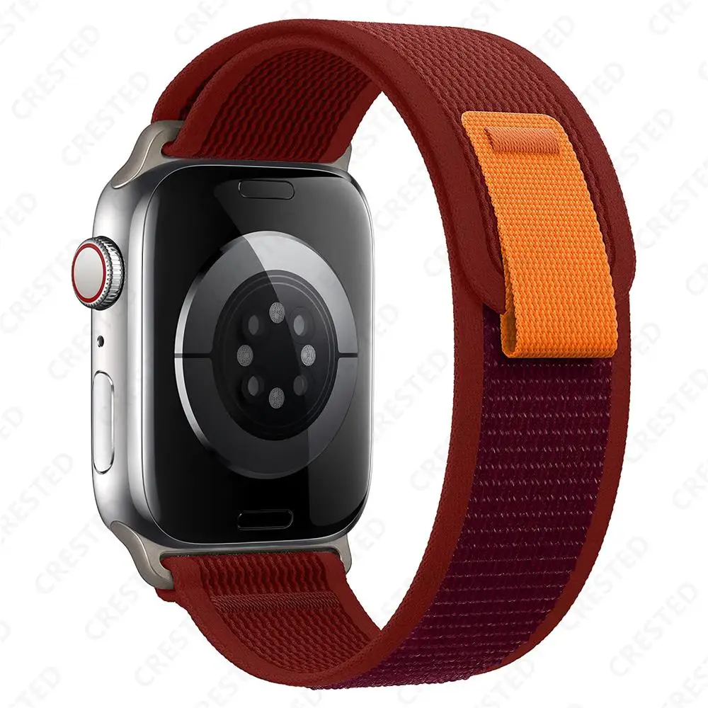 Trail Loop bandjes voor Apple Watch Ultra 4 3, 49 mm, 44 mm, 46 mm, 45 mm, 41 mm, 42 mm, 40 mm, iWatch Series 10, 9, SE, 11, 12.