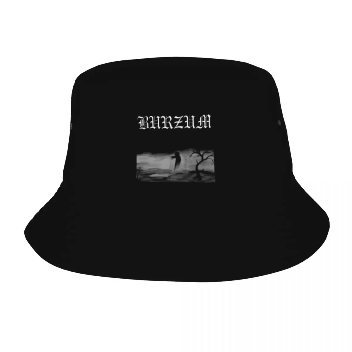 Trendy Burzum Flag Bucket Hats Unisex Packable Outdoor Fishing Cap Travel Headwear