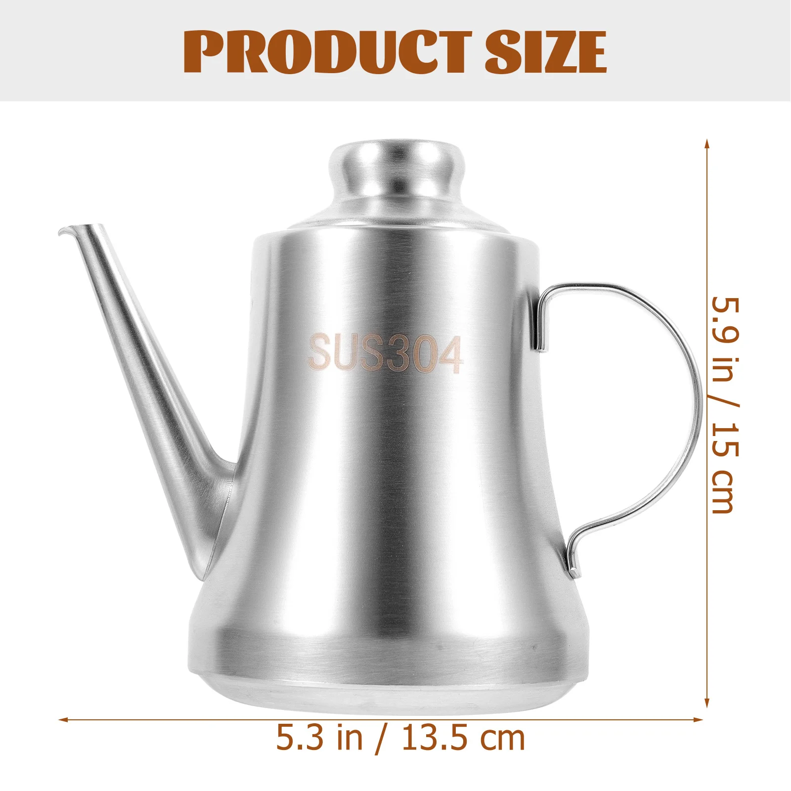 1pc Stainless Steel Storage Container Large Capacity Grease Pot For Cooking Oil Dispenser Bacon Fat Jar Household Oil