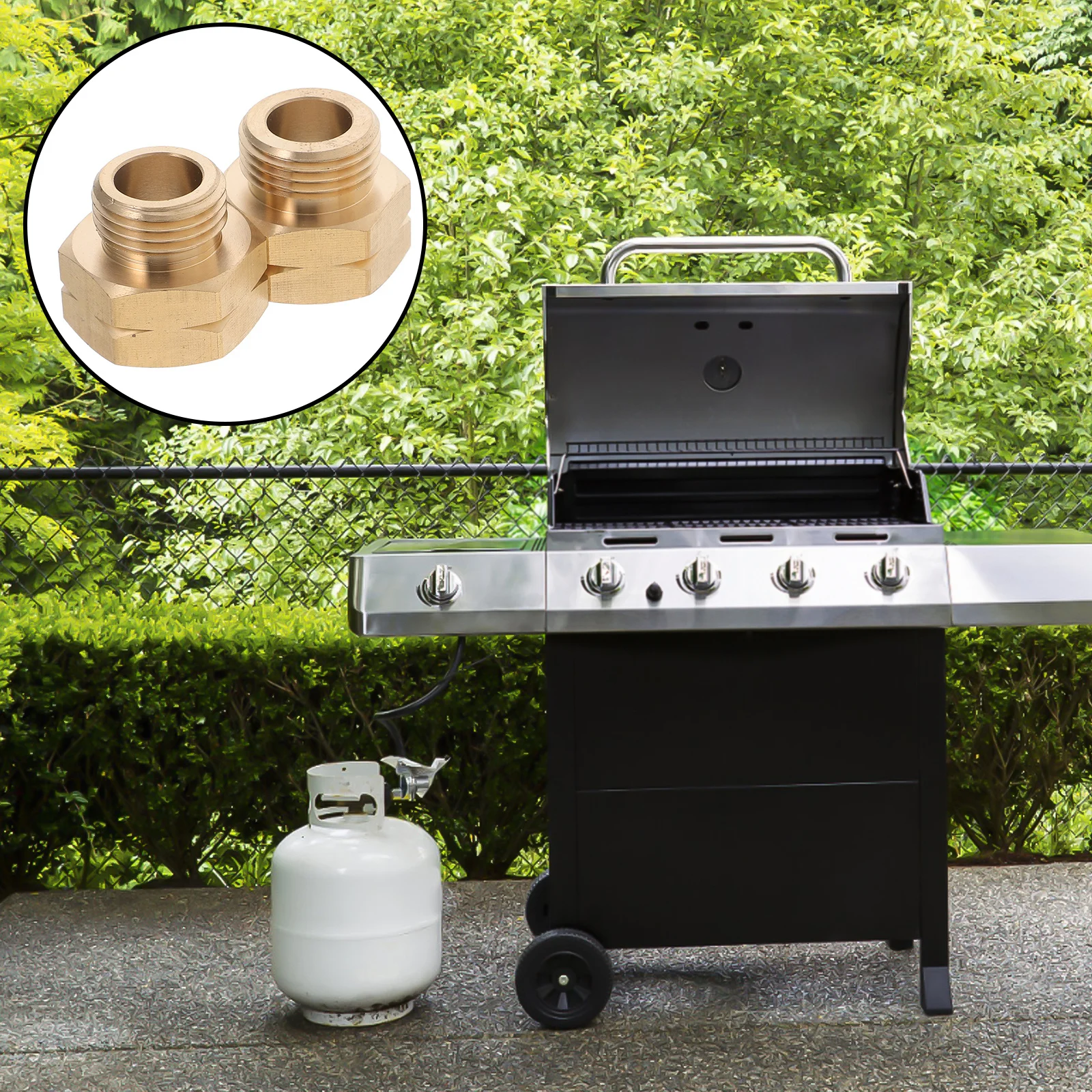 

4 шт. адаптер для газового баллона в европейском стиле, конвертер для баллона с пропаном, легкий разъем для наполнения газовой плиты на открытом воздухе, адаптер для газовой баллоны