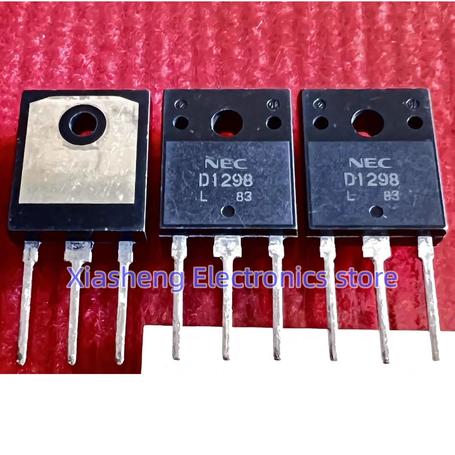 New Original 5Pcs 2SD1298 D1298 TO-3PF Darlington Transistor In Stock Electronic Components Good Quality