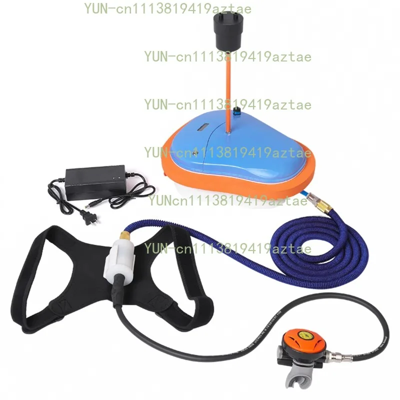 9000mAh Portable Respiratory Pump 7M Depth Snorkeling Diving Breathing Equipment
