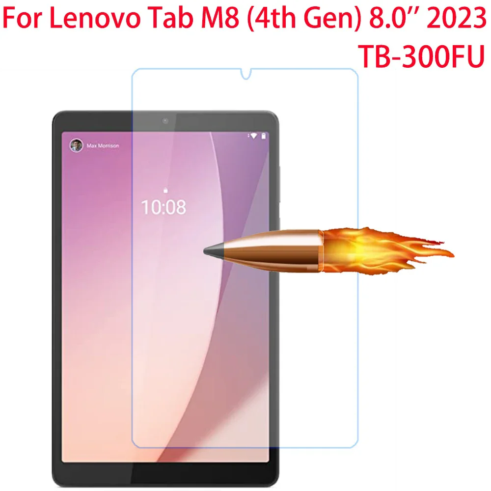 2PCS For Lenovo Tab M8 4th TB-300FU 2023 3th TB-8506F 1th TB-8505F 2th TB-8705F Screen Protective Film 9H Tempered Glass