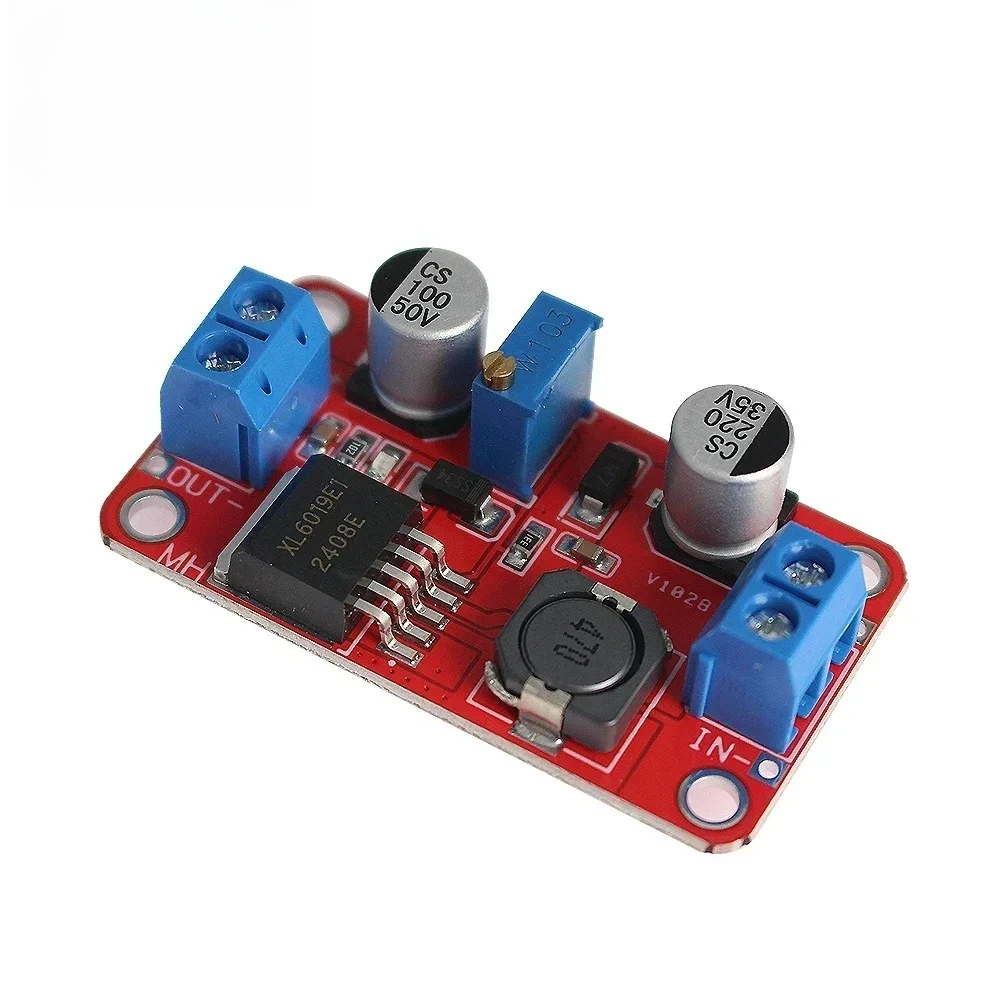 XL6019 5A DC-DC Boost Converter Module Adjustable 3.3V-35V to 5V/6V/9V/12V/24V Step-Up Power Supply