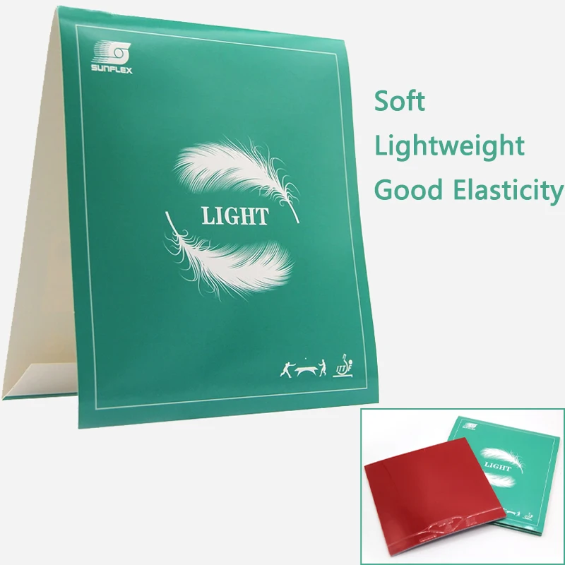 

Pro-level Pimple's In PingPong Rubber SUNFLEX Lightweight Table Tennis Rubber Sheet Soft For Backhands 2.1mm Thickness 36-38°