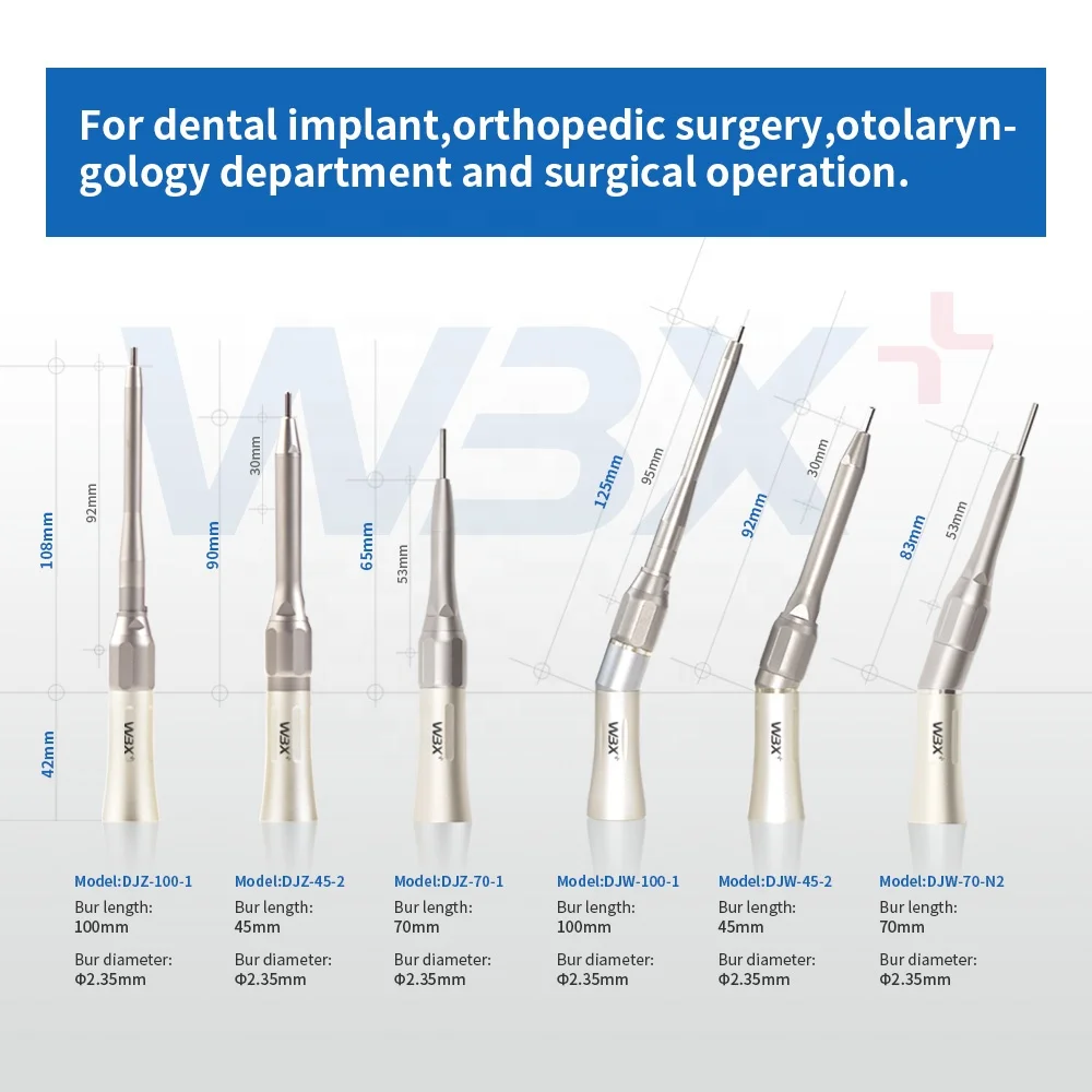 Newest DJW-45-2 contra angle maxillofacial Surgery surgical instruments electric kit