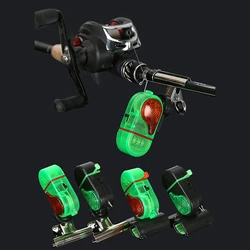 1PC Fish Bite Alarm High Sensitive Fishing Alarm Sound Bell LED Light Indicator Clip-on Fishing Rod Buzzer Fish Accessories