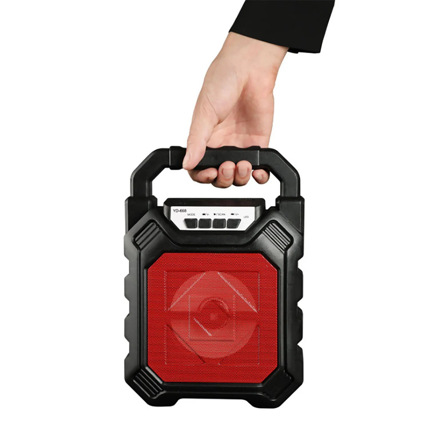 GAS-S33+ Speaker Portabel Nirkabel Bt Multimedia Luar Ruangan Dengan mikrofon berkabel