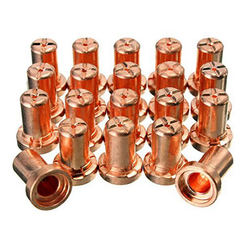 

AB46-180 Pcs Air Plasma Cutting Cutter Consumables Extended TIP Nozzles Electrode For PT31 LG40 Torch CUT-50D