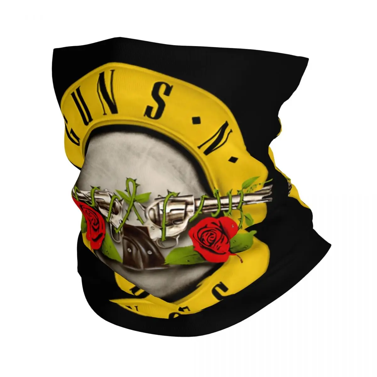 

Guns N Roses Bandana Neck Cover Printed Balaclavas Wrap Scarf Multi-use Cycling Outdoor Sports for Men Women Adult All Season