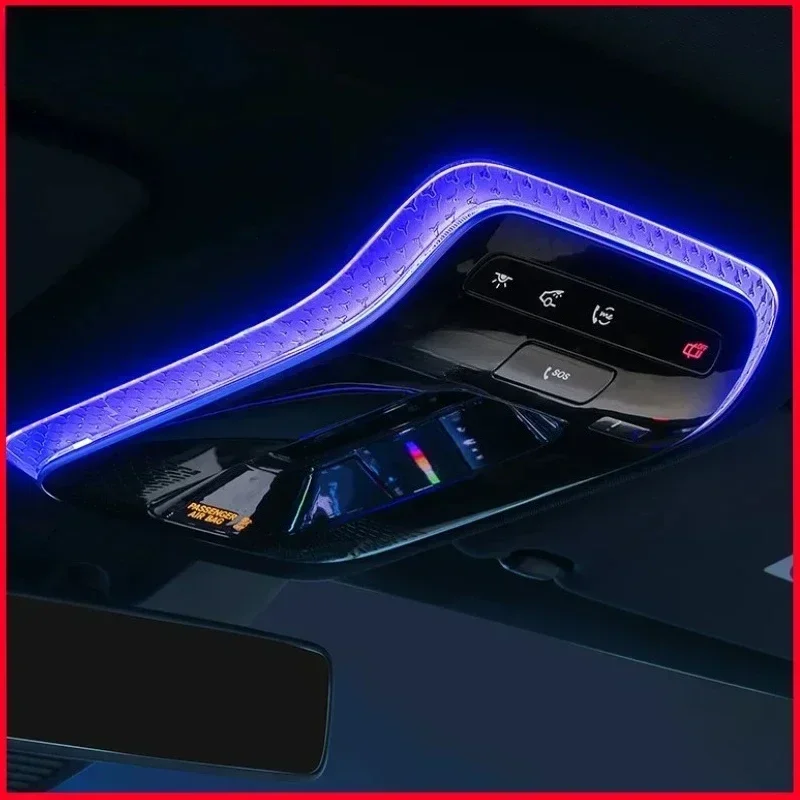 Für Mercedes Benz C GLC E Klasse W206 X254 W214 Sternförmige Kristall-Leselichtrahmen Dekorative Innenraum-Modifikationszubehör – Detail 3
