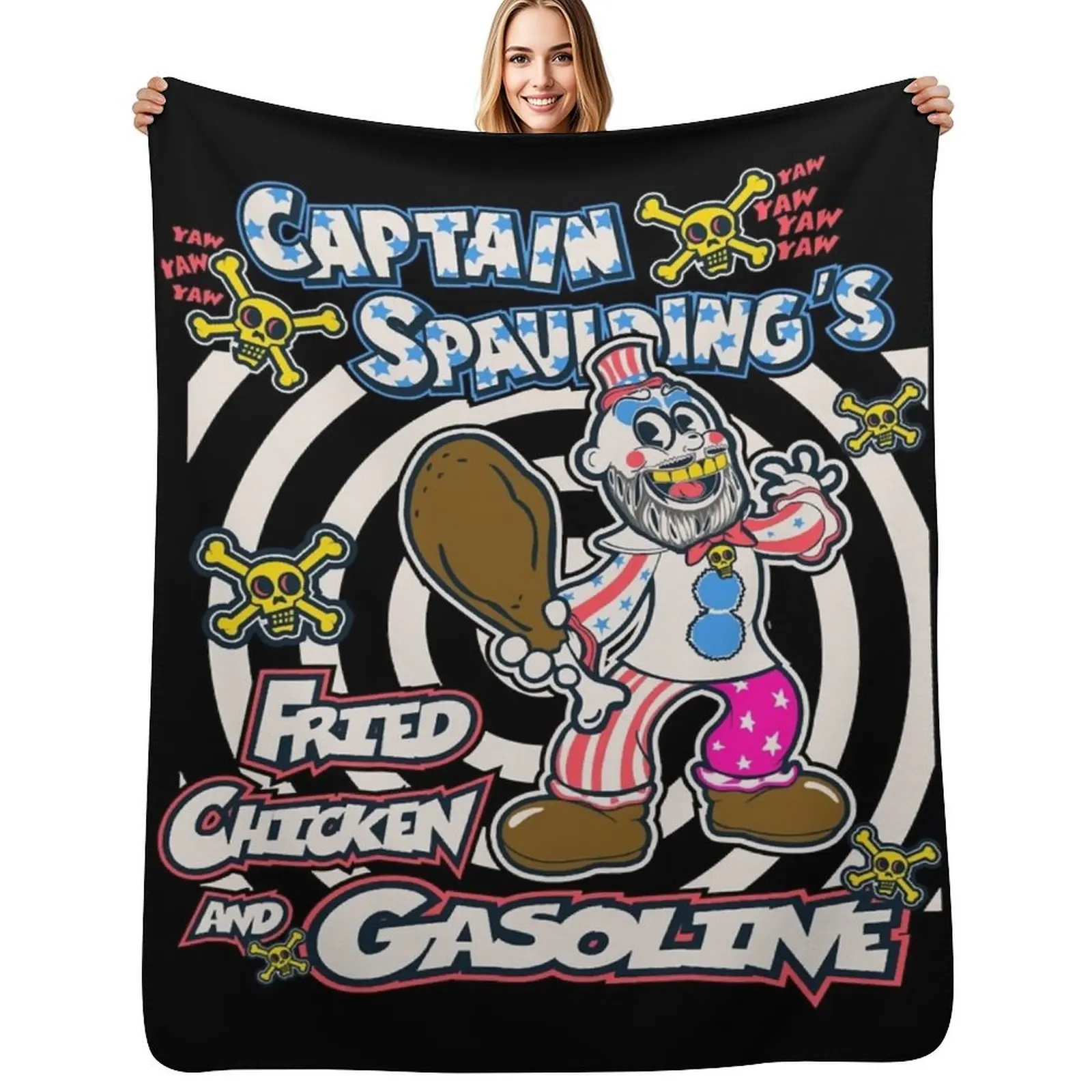 

The House Of 1000 Corpses Mystery Revealed Throw Blanket Soft Plaid Plush bed plaid warm for winter Blankets