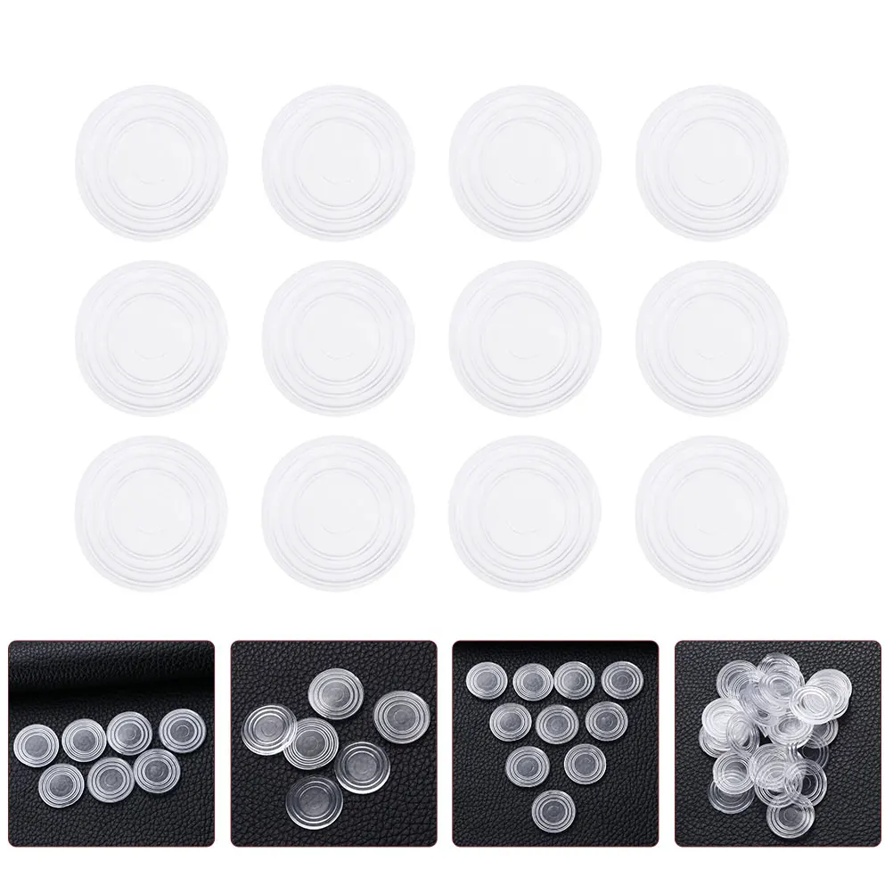 

250 Pcs Glass Table Mat Pressure-resistant Bumpers Tea Pads Necessity Gasket Easy-to-use Tabletop Teatable Rubber