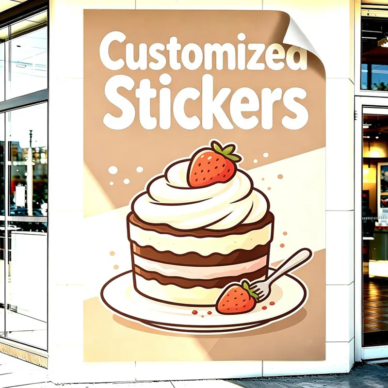 Any Size 100 cm Custom Stickers Suitable For Bookstore The Cinema Barber Shop Bar Barber Shop Commercial Advertising Promotion