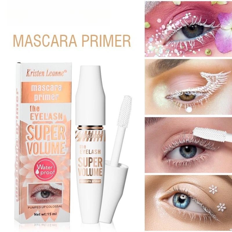 White Base, Dense Curl Setting, Non-smudging Waterproof Mascara Make Your Makeup Look Flawless Waterproof Make Up Clear