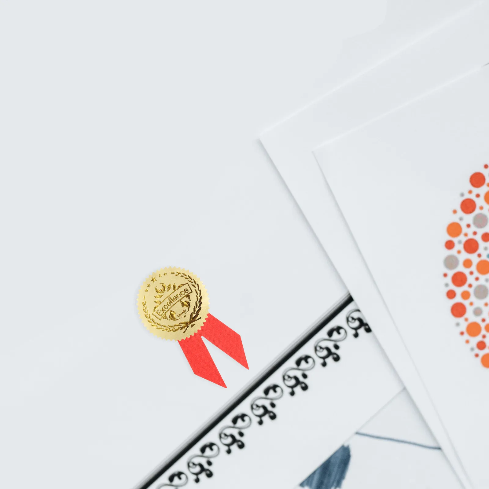 

36Set Kids Awards Medals Sticker Creative Paper Medal Stickers Certificate Encouragement Reward School Activity